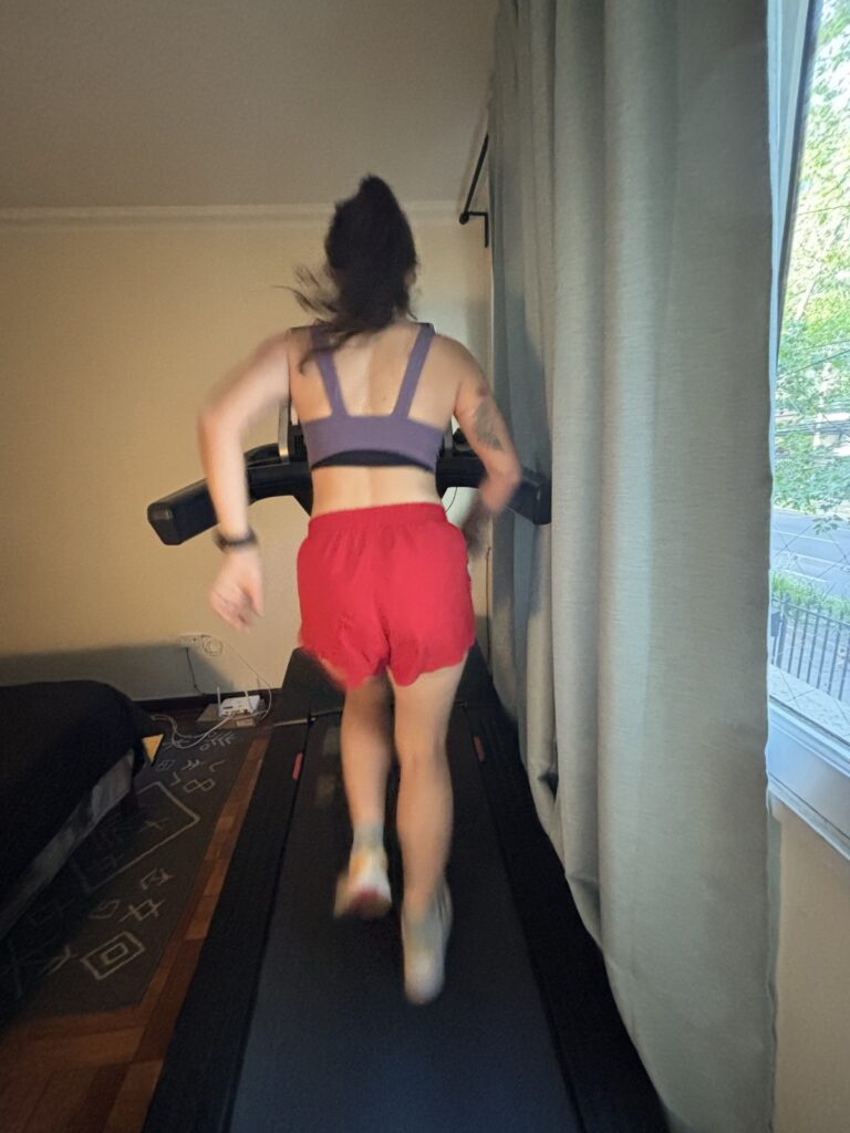 runner on a treadmill